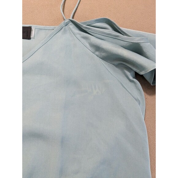 Blaque Label Women's Green Short Sleeve Blouse M *READ DESCRIPTION* - Picture 3 of 8